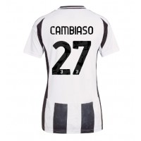 Juventus Andrea Cambiaso #27 Domáci Ženy futbalový dres 2024-25 Krátky Rukáv